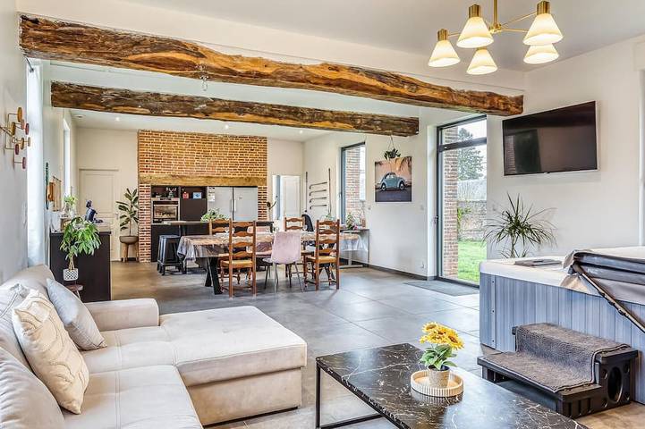 Location de vacances pour 4 personnes, avec jardin dans Auvilliers