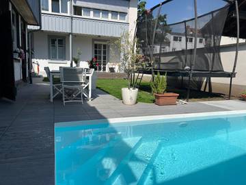 Ferienwohnung für 4 Personen, mit Garten und Pool in Lörrach