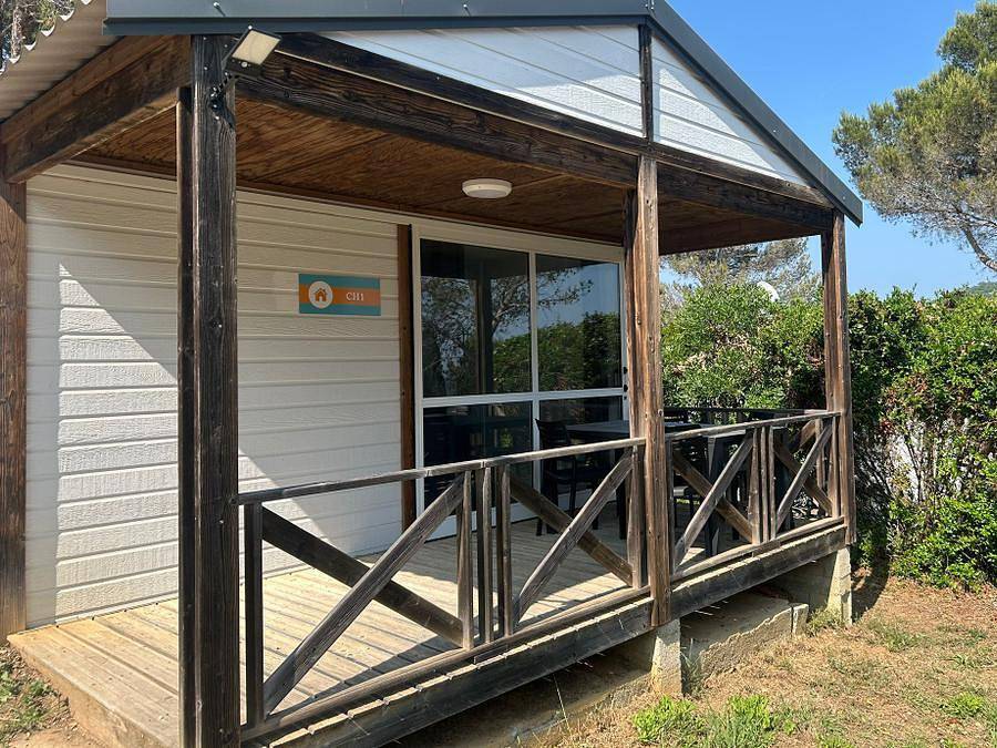 Camping Le Parc des Chênes - Chalet 4 personen - Klimatisiertes Chalet 2 Zimmer in La Croix-Valmer, Draguignan Region