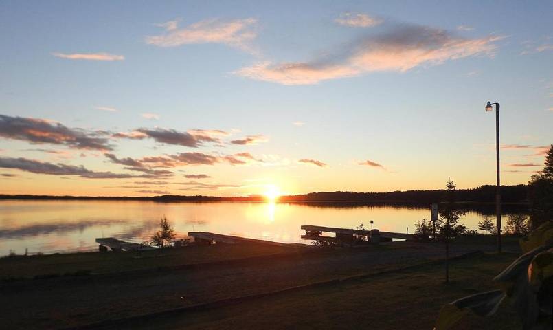Camping voor 4 personen, met uitzicht en tuin, met huisdier in Canada