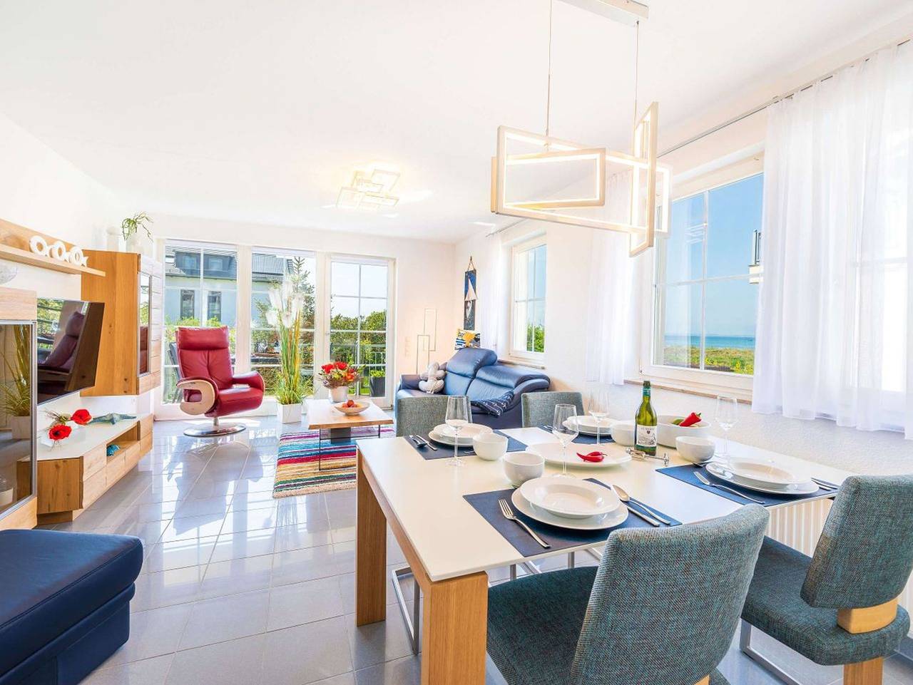 Ganze Ferienwohnung, Villa Böck - Villa Böck An der Düne - Arkonablick in Ostseebad Glowe, Glowe