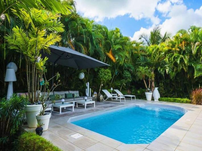 Gîte pour 6 personnes, avec piscine et jardin à Baie-Mahault - 4