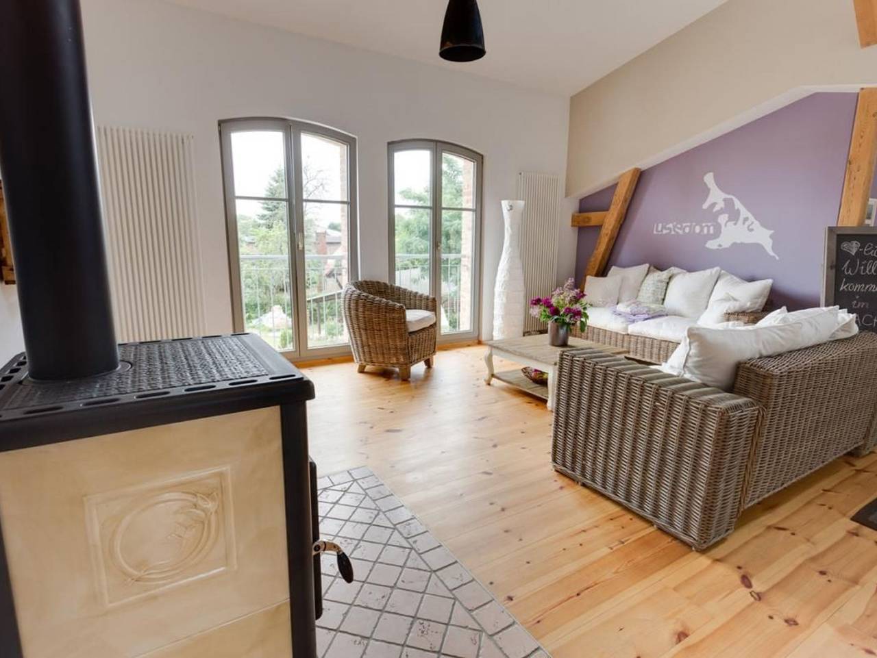 Ganze Ferienwohnung, Das Backsteinhus, App. Utkiek in Dargen, Usedom