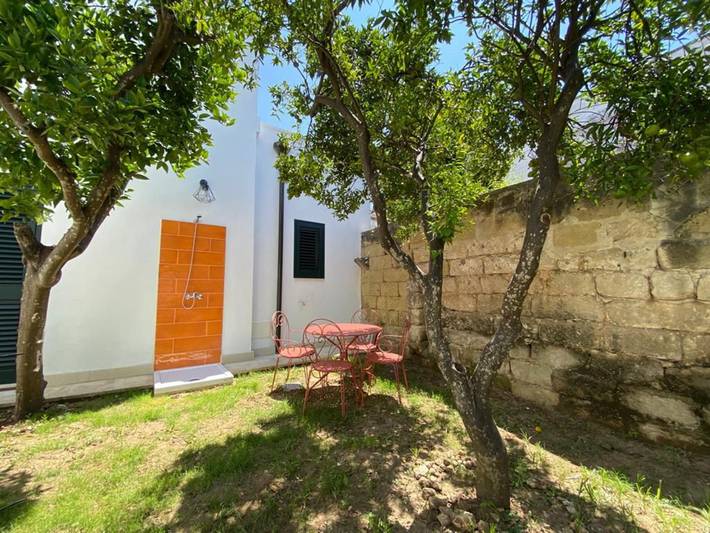 Appartamento per 3 persone, con terrazza e giardino in Vernole