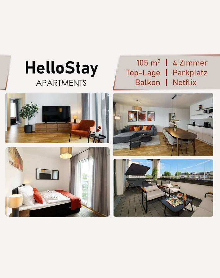 Ferienwohnung für 8 Personen, mit Balkon und Terrasse in Rheinsteig (Deutschland)