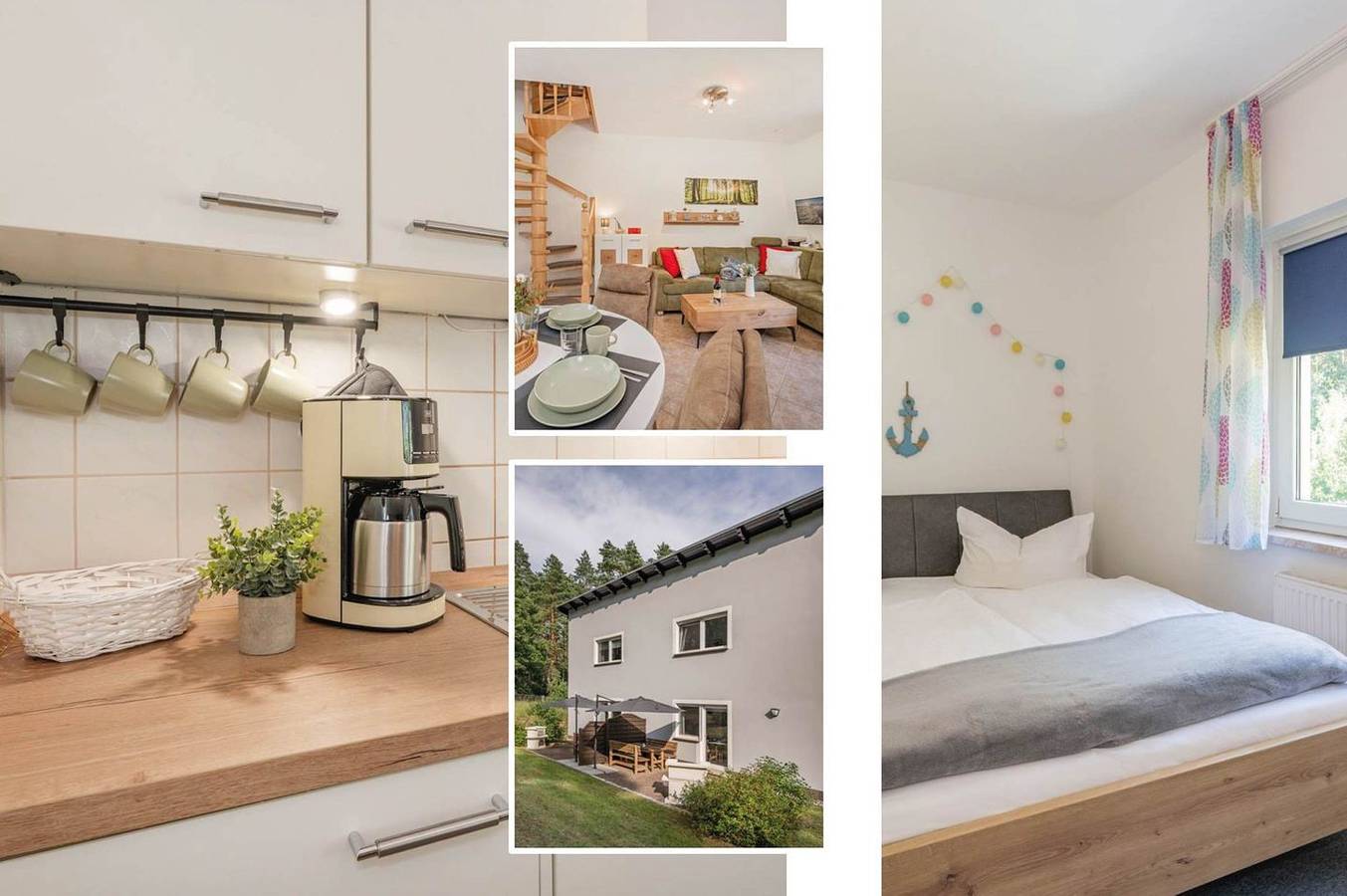 Ganze Wohnung, Gemütliche Ferienwohnung im Grünen, mit Sauna und Garten in Garz, Usedom