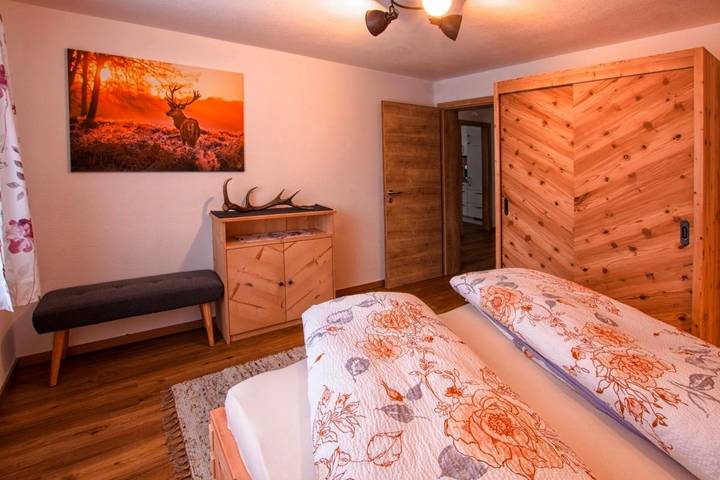 Ferienwohnung für 5 Personen, mit Ausblick und Garten