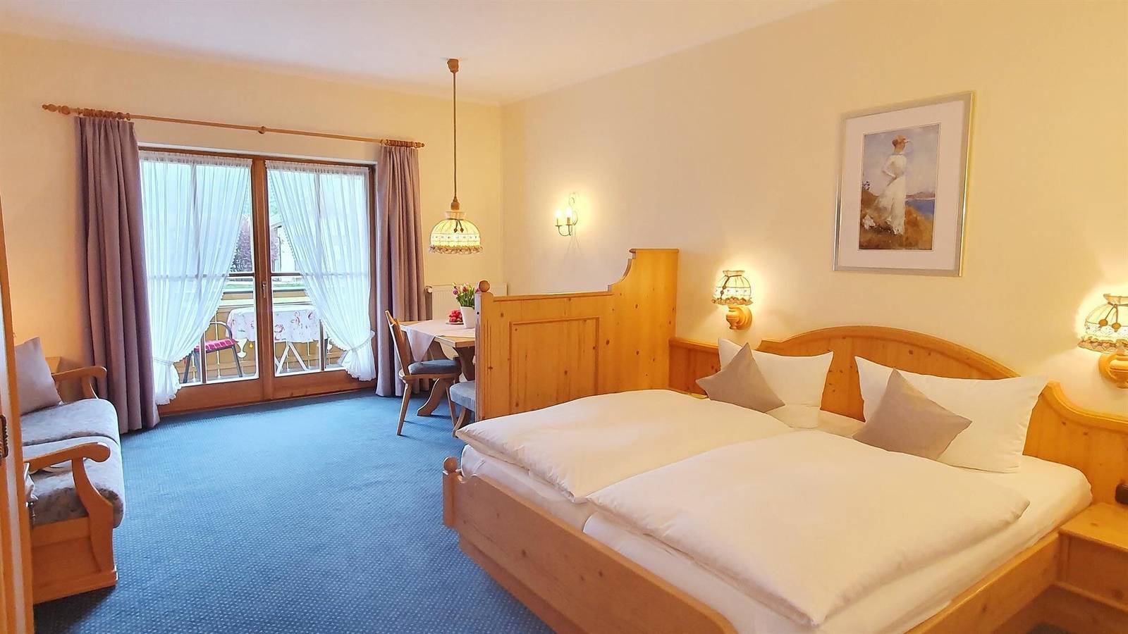 Ganze Wohnung, Ferienwohnung '1' mit Bergblick, Gemeinschaftsgarten und Wlan in Krün, Bayerische Alpen