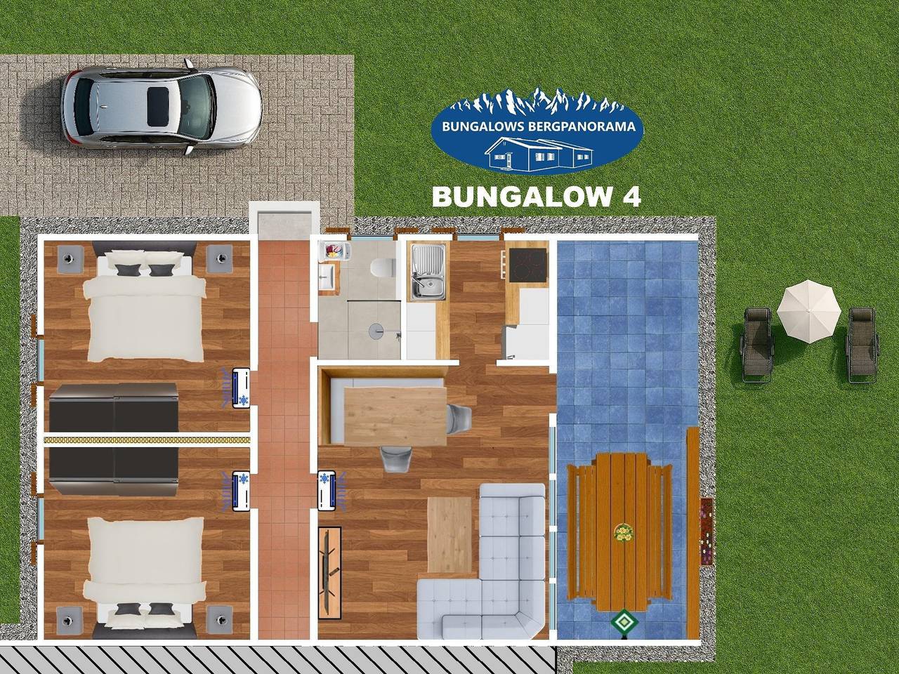 Bungalow 4 in Karawanken und Bachergebirge, Sankt Kanzian am Klopeiner See