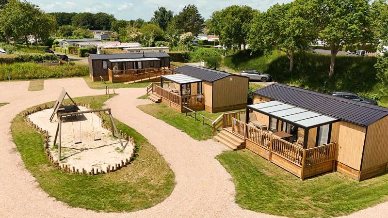 Camping für 4 Personen, mit Seeblick an der Niederländische Nordsee - 3
