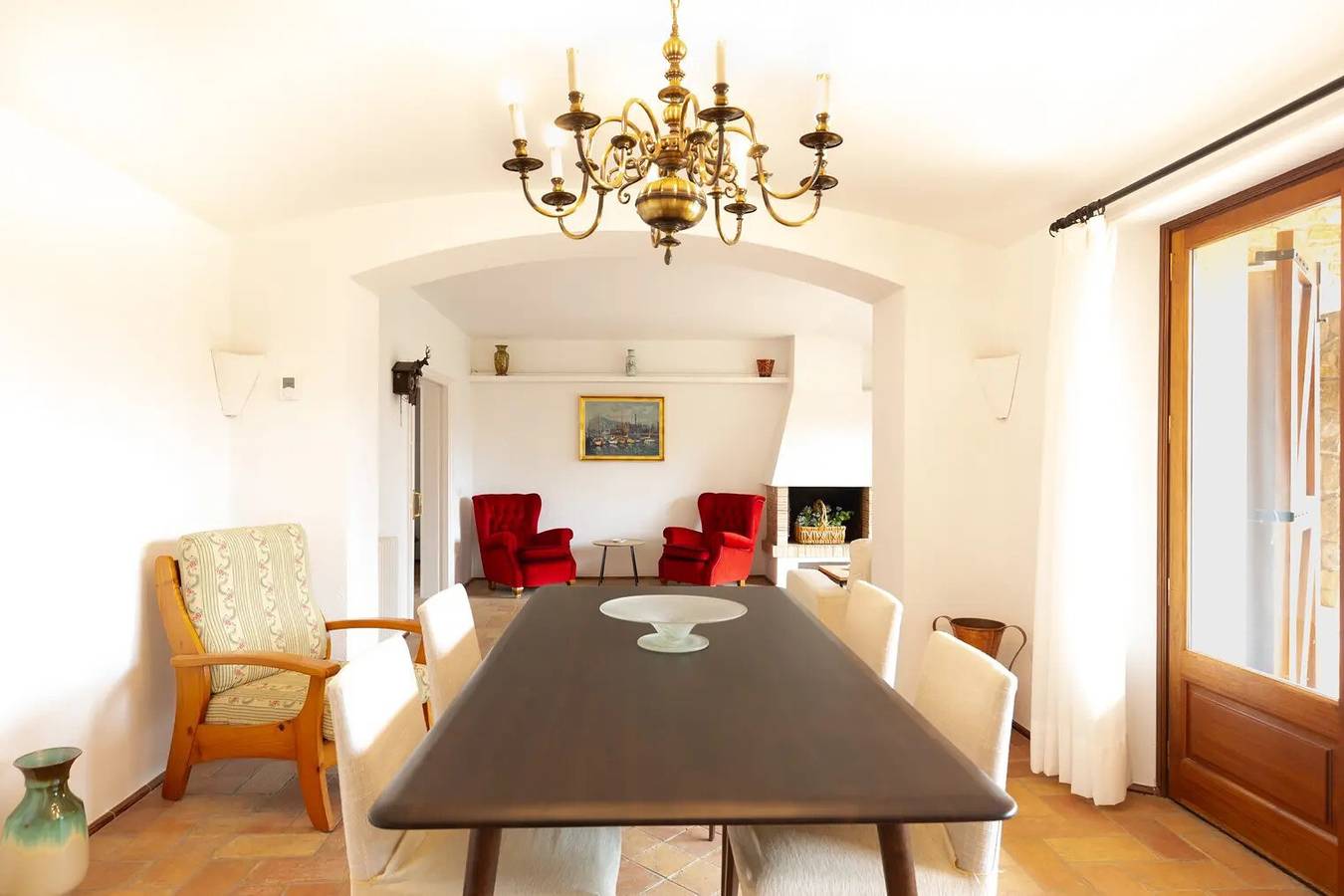 Casa de vacaciones 'Can Pujadas' con vistas a la montaña, piscina privada y Wi-Fi in Regencós, Costa Brava