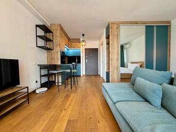 Gîte pour 2 personnes, avec vue sur le lac et balcon, animaux acceptés en Roumanie