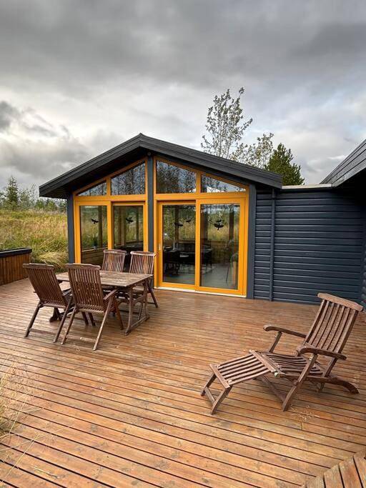 Chalet pour 8 personnes, avec vue ainsi que jardin et terrasse en Islande - 4