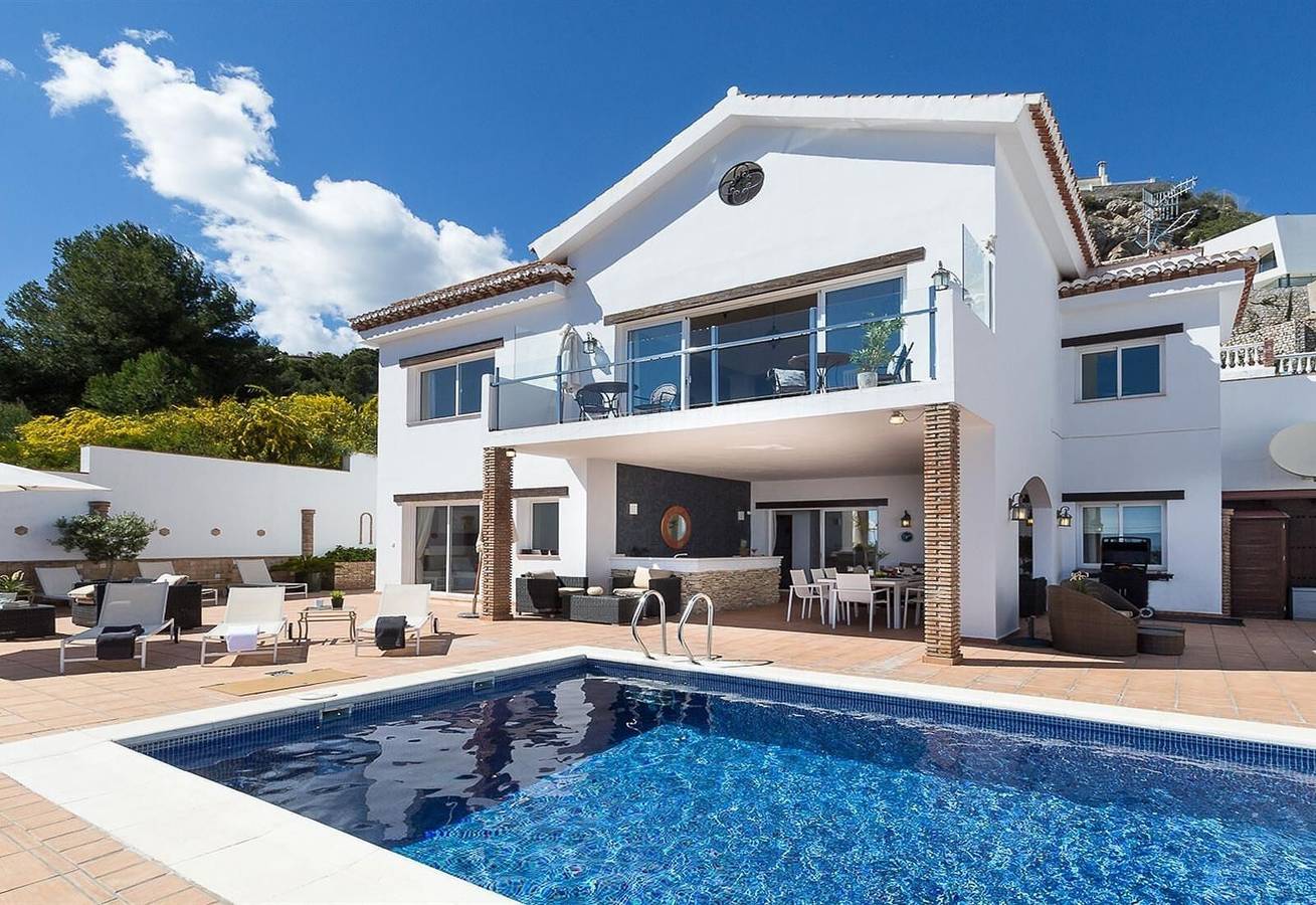 Moradia 'Villa Bosque Mar' com Vista Mar, Wi-Fi e Ar Condicionado in Monte de los Almendros, Salobreña