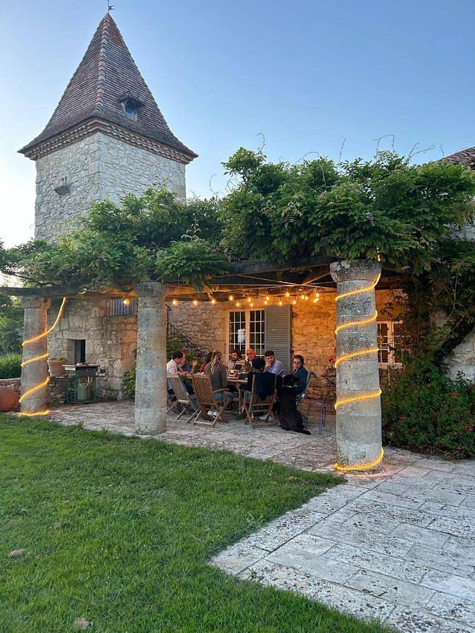 Location de vacances pour 11 personnes, avec jardin ainsi que vue et piscine, animaux acceptés à La Romieu - 4