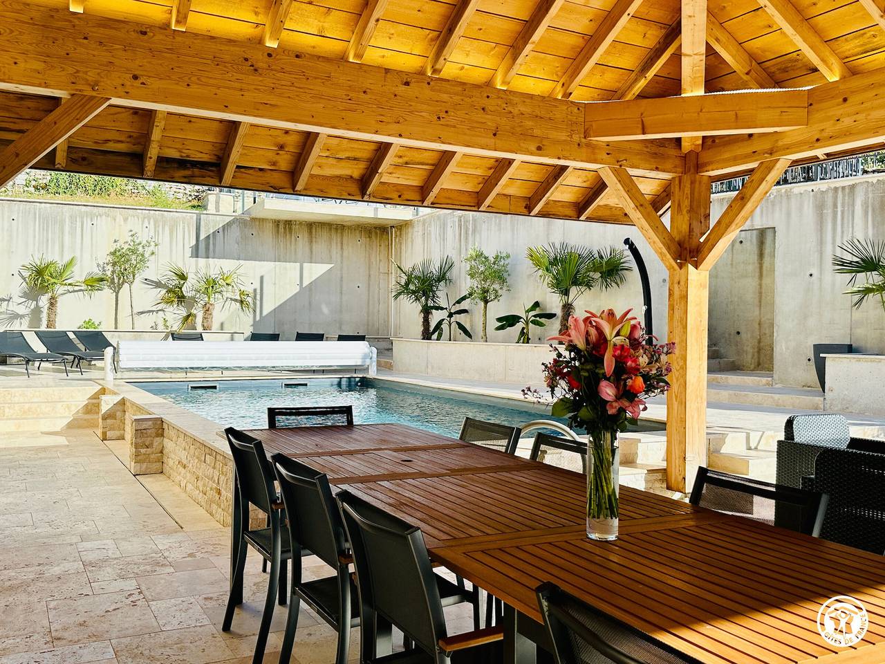 Gîte mit Pool - 8 Pers. in Échalot, Montbard und Umgebung