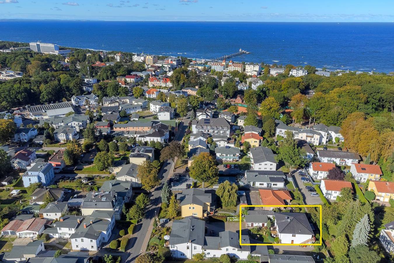 Appartement entier, Komfortable Ferienwohnung in der Villa Stranddistel in Zinnowitz für 4 Personen in Zinnowitz, Usedomer Norden