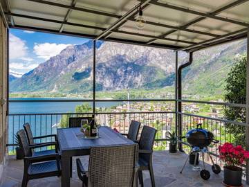 Ferienhaus für 5 Personen, mit Garten und Seeblick am Comer See