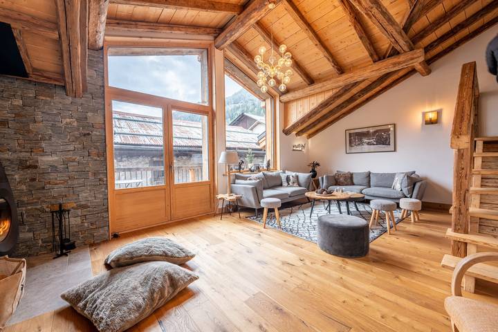Chalet "Alouette" avec terrasse privée, 2 balcons et Wi-Fi in Champagny-en-Vanoise, Massif de la Vanoise