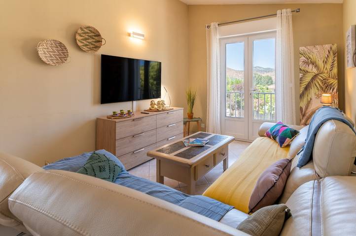 Appartement de vacances pour 4 personnes, avec Balcon et Jardin