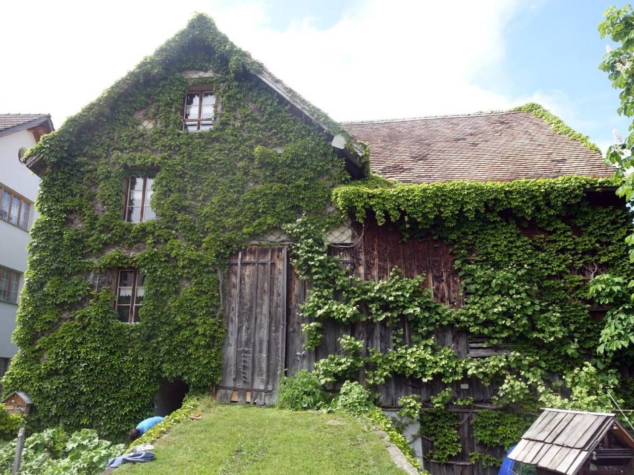 Das schiefe Haus in Wartau, Werdenberg