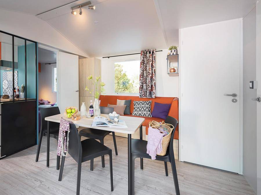 Camping Club Navarrosse Plage 4* - Ms Vacances - Stacaravan 4 personen - Palma Confort Airconditioning in Biscarrosse, Côte d’Argent