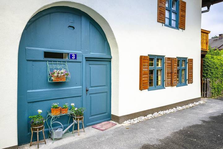 Ferienwohnung für 6 Personen, mit Terrasse und Ausblick, mit Haustier in Geigenbaumuseum Mittenwald - 3