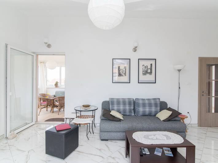Apartament wakacyjny dla 4 osób, z Taras w Postira