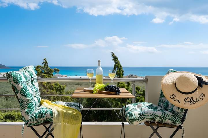 Ferienhaus für 4 Personen, mit Balkon und Garten in Sitia Gemeinde