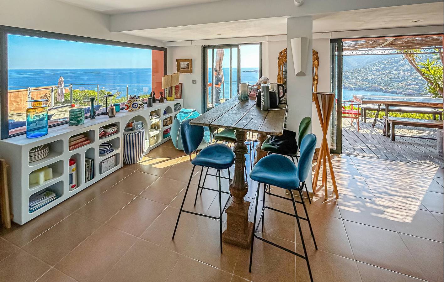 Apartamento con vistas al mar, piscina y terraza, a 2 km de la playa in Théoule-sur-Mer, Massif de l'Esterel
