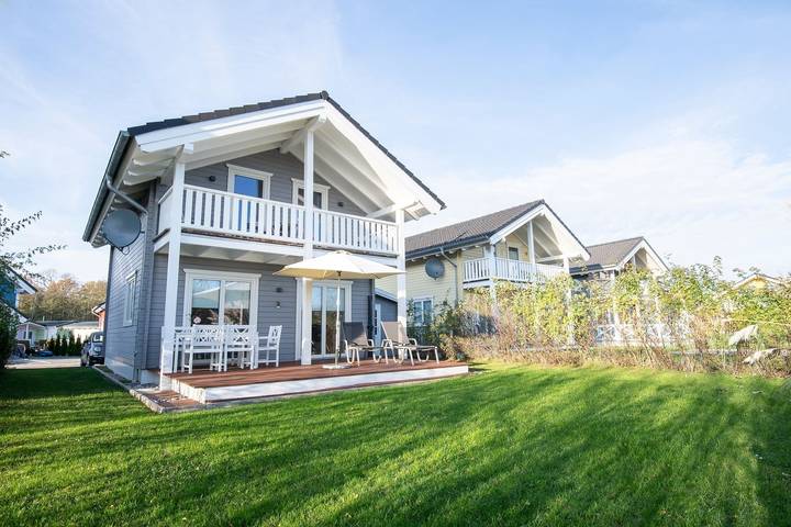 Ferienhaus für 6 Personen, mit Garten und Balkon sowie Sauna, kinderfreundlich in Süssauer Strand
