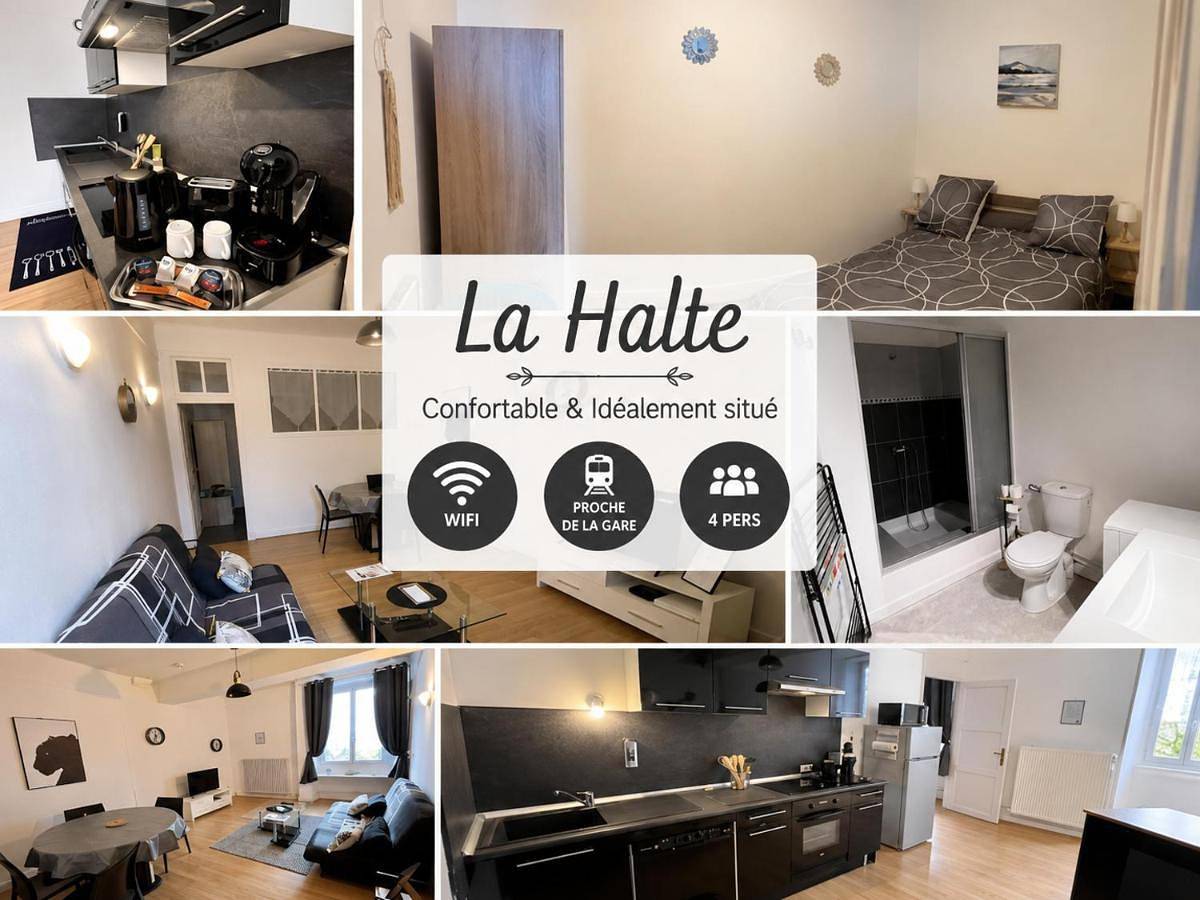 Appartement entier, La Halte - Comfortable Flat near Station & Old Town in Issoudun, Région d'Issoudun