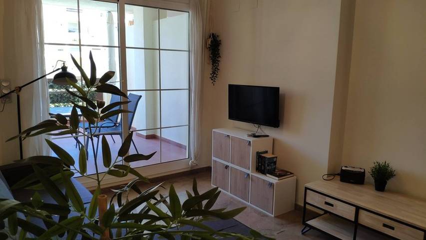 Apartamento para 4 personas, con jardín en Playa Serena (Roquetas de Mar)