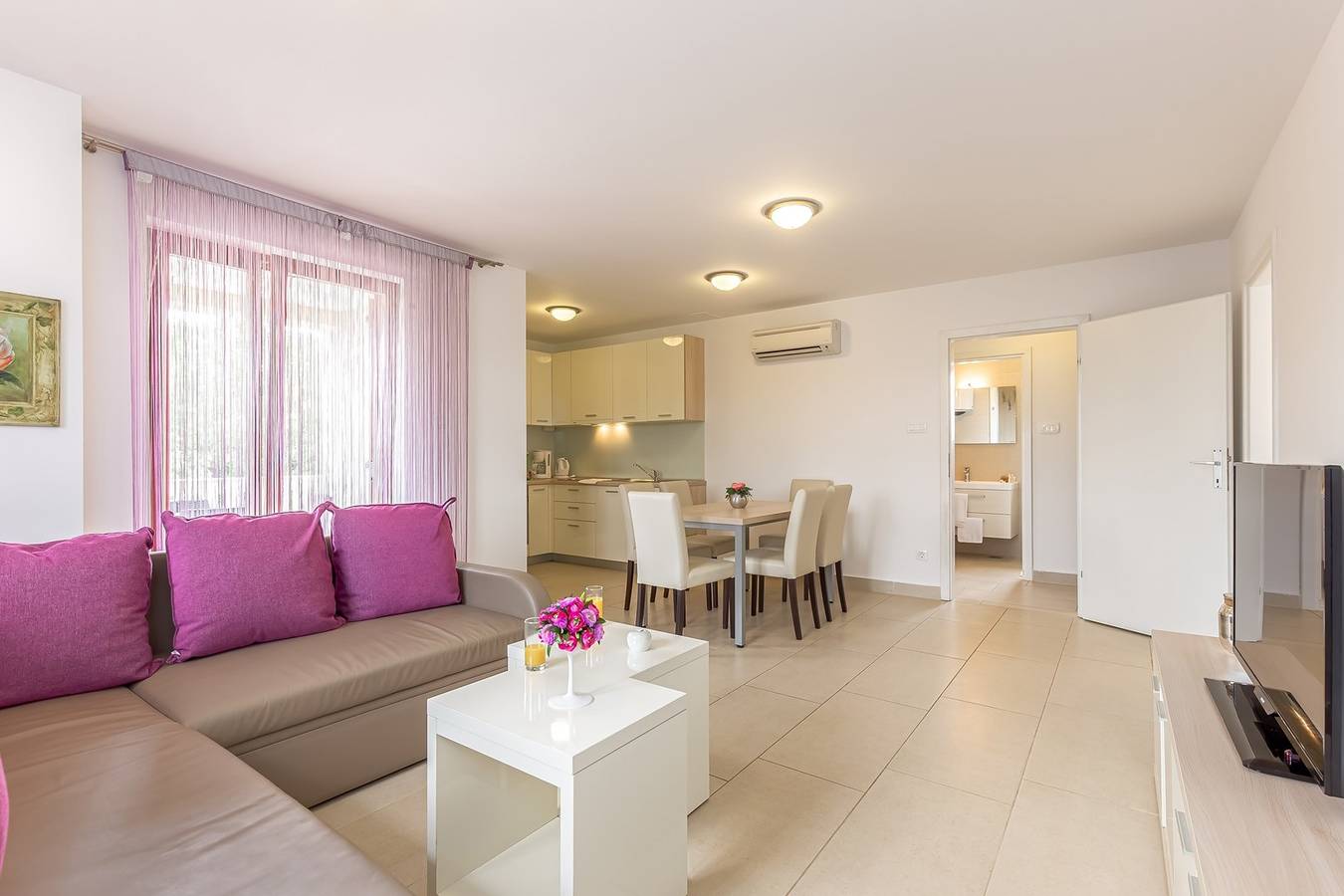 Ganze Wohnung, Moderne Wohnung Mike 3 mit Gartenblick in Vantacici, Krk