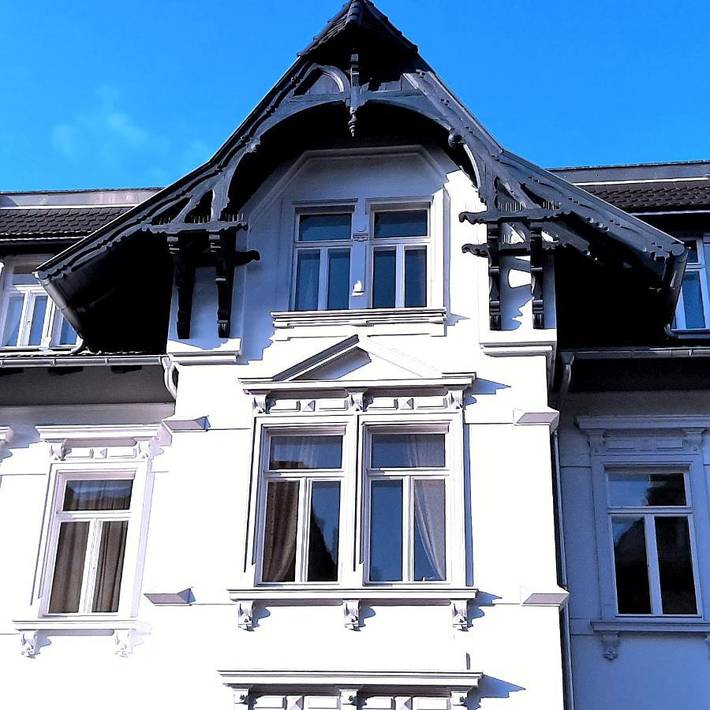 Ferienwohnung für 4 Personen, mit Balkon und Terrasse sowie Garten und Ausblick in Zittau