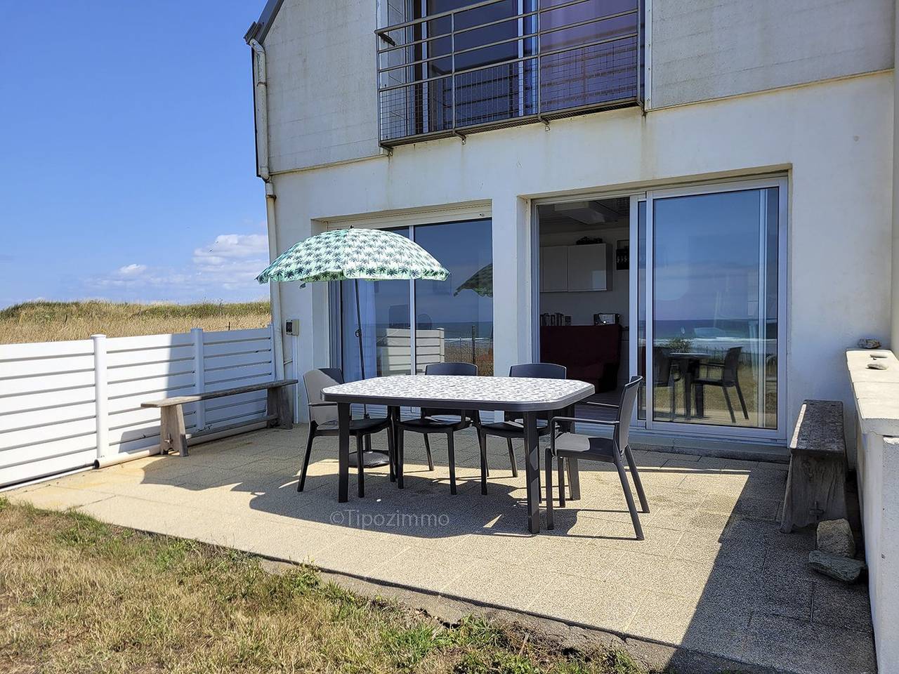 Appartement entier, Tipoz'Immo – Ru Veïn, appartement plain-pied, vue mer in Plovan, Côte de Cornouaille
