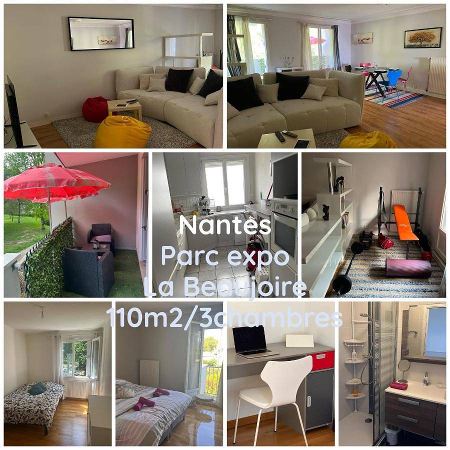Appartement entier, Three-Bedroom Apartment in Nantes, Région de Nantes
