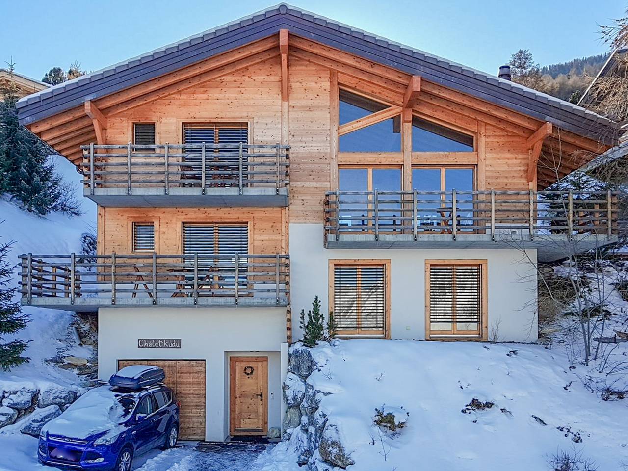 Chalet Chalet Kudu - Jacuzzi - Sauna - Views in La Tzoumaz, Riddes