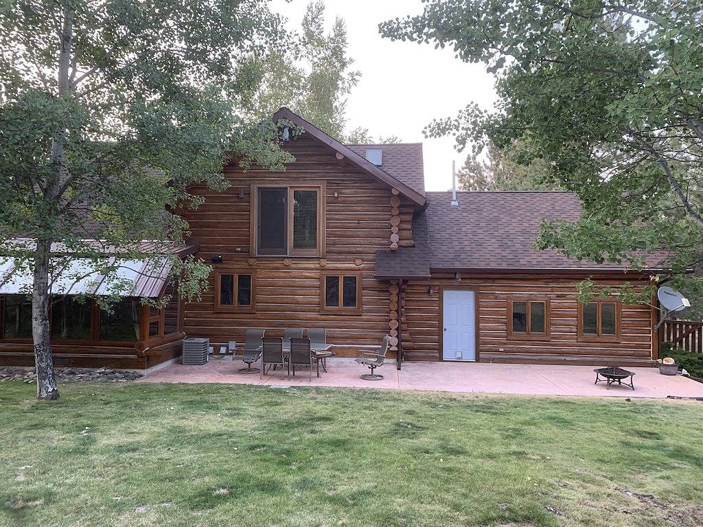 Gemütliches Blockhaus im Bitteroot Valley in Lolo Nationalwald