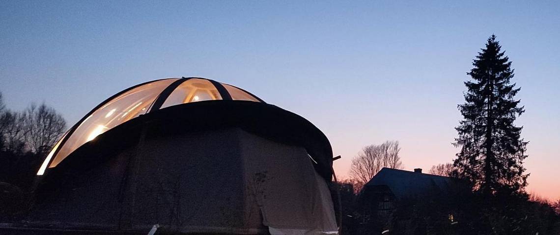 Tente pour 2 personnes, avec terrasse ainsi que vue et jardin dans Haute-Normandie - 4