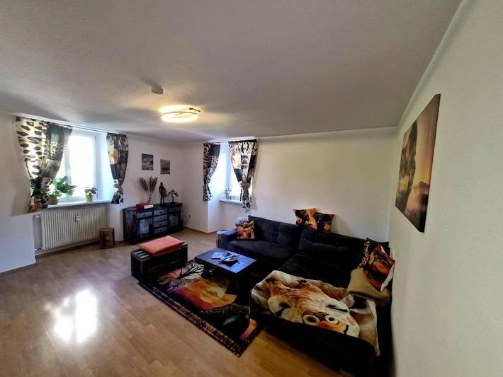 Ferienwohnung für 6 Personen, mit Balkon und Terrasse sowie Ausblick in Münnerstadt - 3