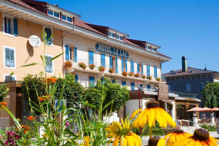 Hôtel pour 2 personnes, avec vue ainsi que piscine et jardin à Malbuisson - 3