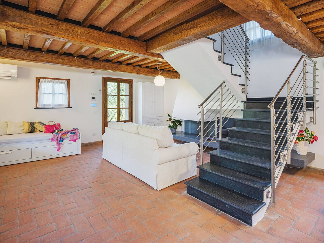 Villa für 5 Personen mit Balkon in Vicopisano, Pisa Provinz