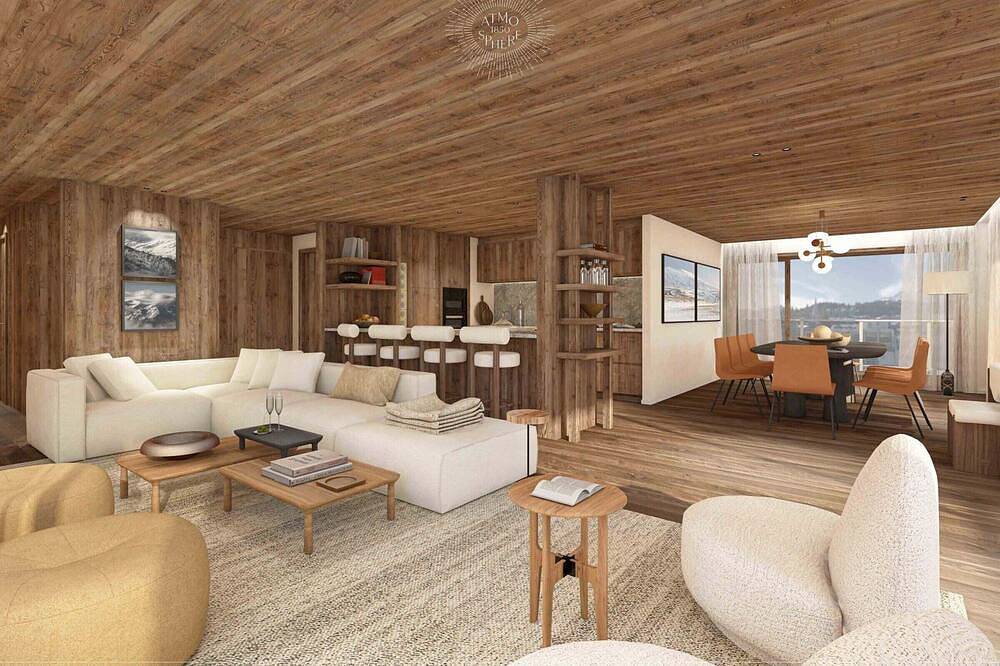 Ganze Wohnung, Neues Luxus-Apartment mit Ski-in in Courchevel in Courchevel 1850, Saint-Bon-Tarentaise