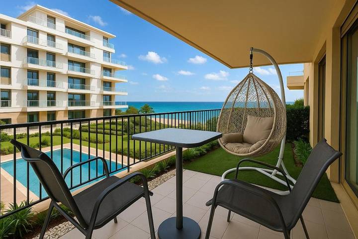 Location de vacances pour 3 personnes, avec vue ainsi que jardin et piscine à Rabat