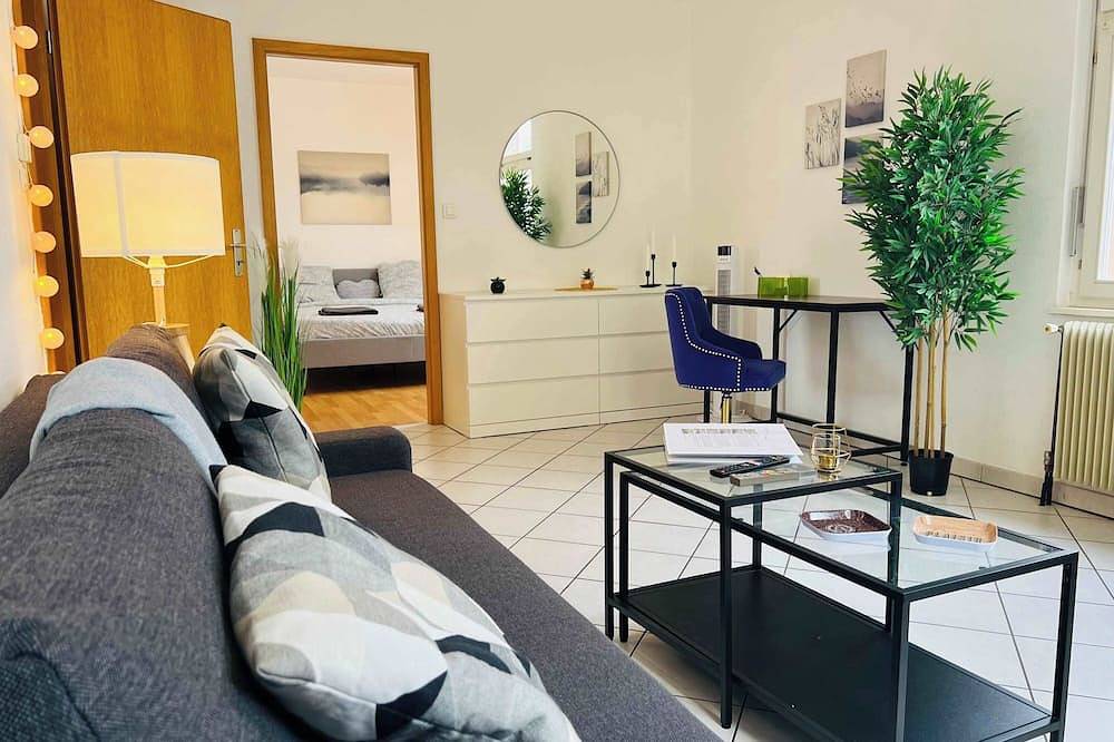 Entire apartment, 2nd Central 2 Br w/ Living room + 5mn from Basel in Saint-Louis, Mulhouse region