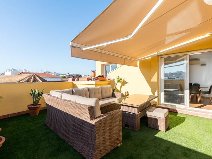 Apartamento para 7 personas, con terraza en Triana