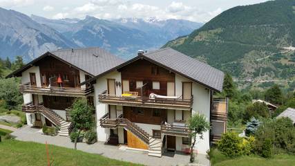 Gîte pour 4 personnes, avec terrasse, animaux acceptés à Riddes