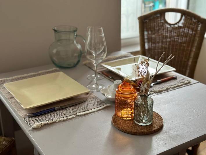 Appartement de vacances pour 2 personnes, avec jardin