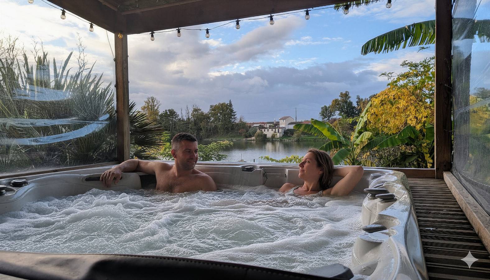 Gîte au bord du Tarn, avec ponton et spa in Marssac-sur-Tarn, Région d'Albi